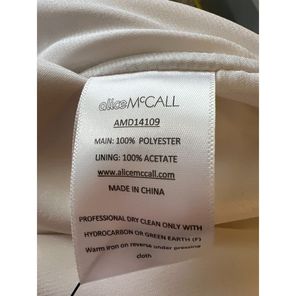 Alice McCall Souls In Motion Lake Como Printed Strapless Maxi Dress Gown Sz 4 - Picture 8 of 13
